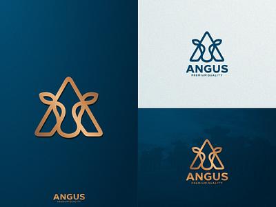 A + Angus {logo for angus}