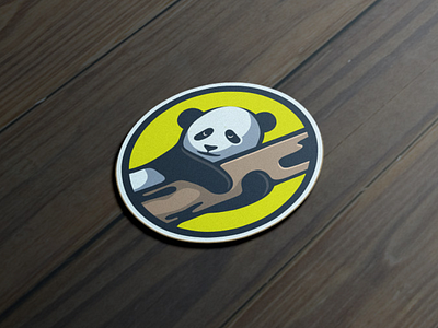 Panda {sticker} 3d animation artchiles design artwork brand branding design graphic design illustration logo logodesign motion graphics panda simple sticker ui vector