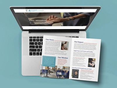 Brochure and website for Wilson Commencement Park design web