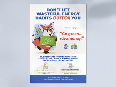 Rochel Red Fox character design design flyer illustration