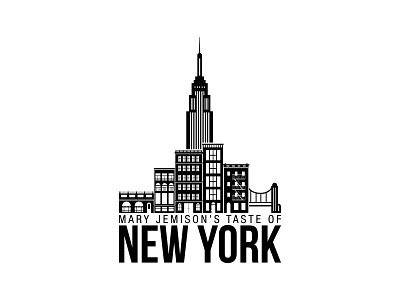 Taste of NYC Event Mark branding design illustration logo