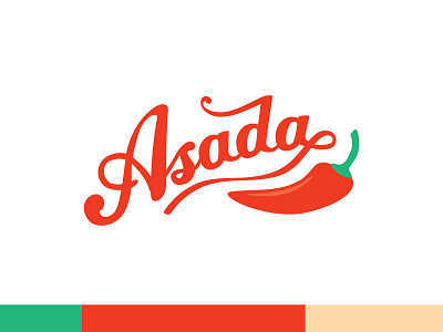 Asada Taco Restaurant Logo branding design illustration logo