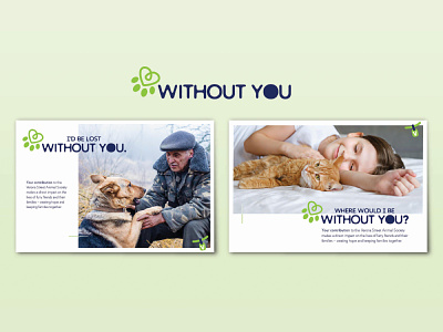 Animal Shelter Appeal Letter animals appeal branding cat design dog logo postcard
