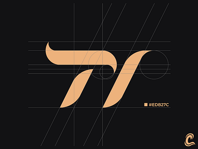 ''TY'' Logo art letter logo logo logo simplistic modern streamer ty illustration vector