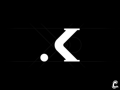 K - Logo Exploration. art clamarmic clean illustration k logo letter logo logo luxury monogram