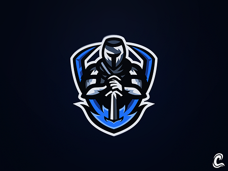 Knight Mascot Logo by William-A. Hébert on Dribbble