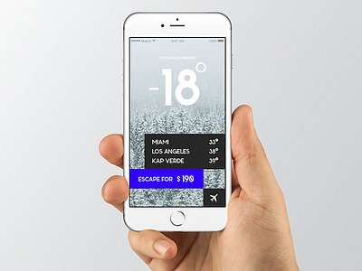 Weather app concept app concept ios iphone weather