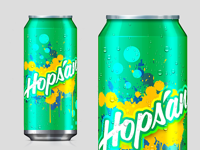 Hopsan branding brand concept logo