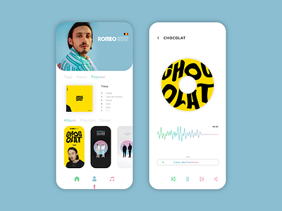 App Romeo Elvis app branding color design flat icon logo typography ui ux vector