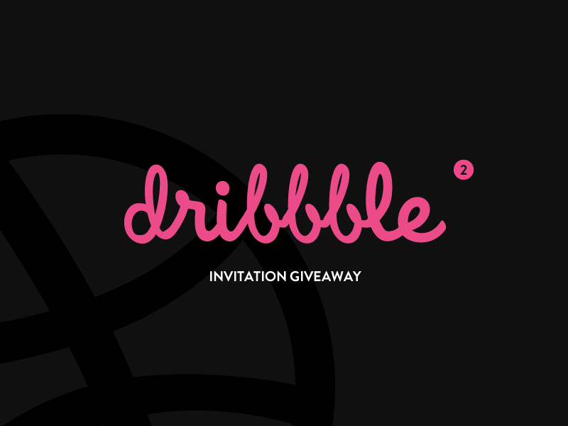 2 invites to giveaway to you lovely people! draft dribbble dribbble invite dribbbleinvite giveaway invitation invite invites