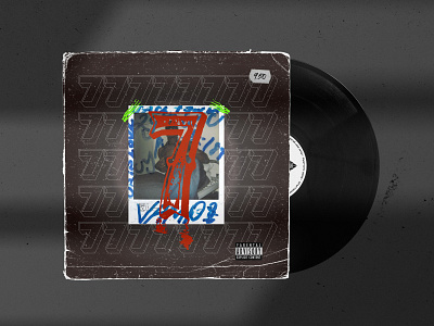 7 - Album Cover album art album cover album cover design branding cd cover design hiphop music