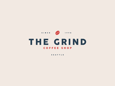 The Grind logo brand branding coffee identity logo logotype the grind visual