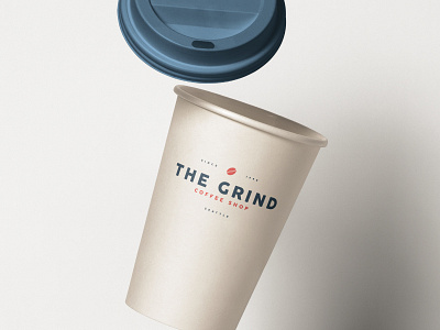 The Grind | Cup brand branding coffee identity logo logotype mockup the grind visual