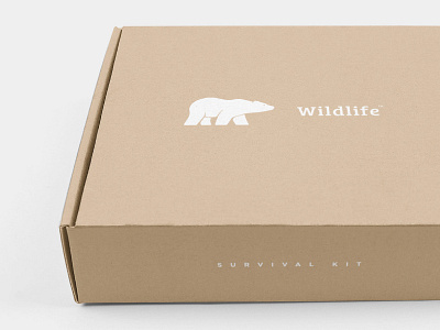 Wildlife | Survival kit animal bear brand branding identity logo logotype minimal visual wildlife
