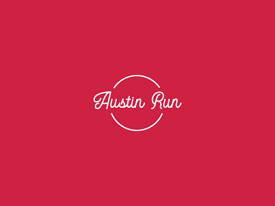 Austin Run logo austin brand branding identity logo logotype run thirtylogos visual