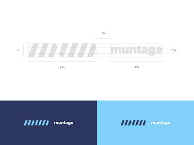 muntage | Brand identity [1/2] brand branding design identity logo logotype muntage system visual