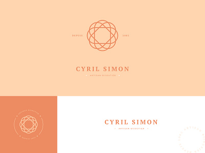 Cyril Simon | Brand identity [1/3] badge brand branding design identity jewelry jewelry logo logo logotype visual