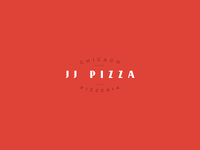 JJ Pizza logo brand branding chicago design identity jjpizza logo logotype pizzeria thirtylogos visual
