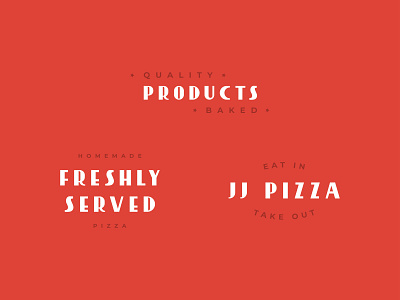 JJ Pizza | Visual identity systems brand branding chicago design identity jjpizza logo logotype pizzeria systems thirtylogos visual