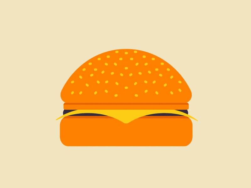 Fast Food Nation after effects animation burger fast food