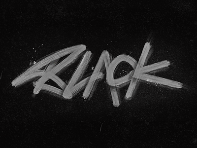 BLACK applepencil black lettering photoshop procreate white