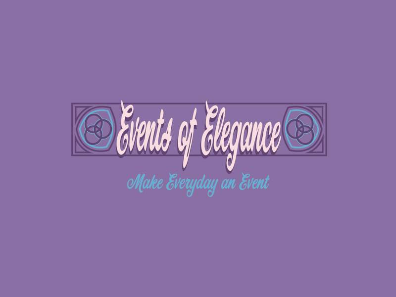Events of Elegance logo pattern celtic candy events logo