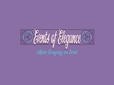 Events of Elegance logo candy celtic events logo pattern