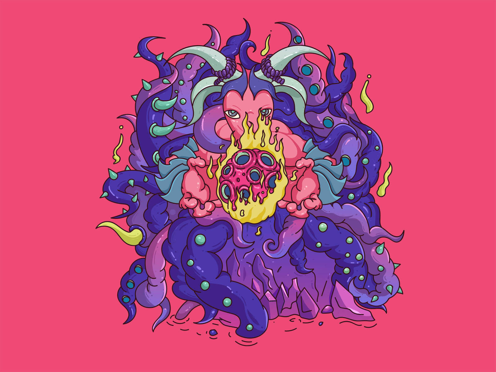 Shub-Niggurath by Zhangsj on Dribbble