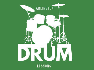 Drum Lesson Logo drum green lessons logo music pnw washington