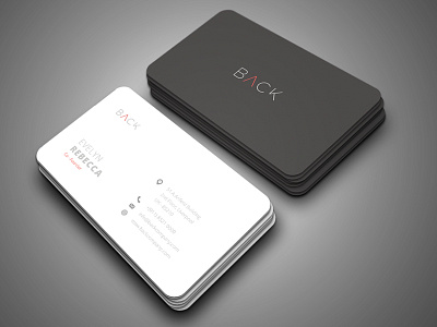 Minimalist Business Card Vol. 04 agency branding business card card company corporate invotation print self self branding template