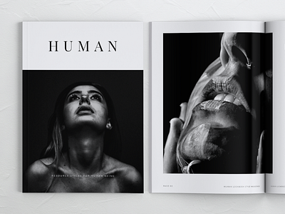 HUMAN Minimalist Lookbook Magazines