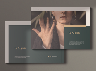 LaQuartz Lookbook Portfolio Brochures brochure catalogue elegant lookbook marketing minimal minimalist portfolio print print template professional promotions simple template