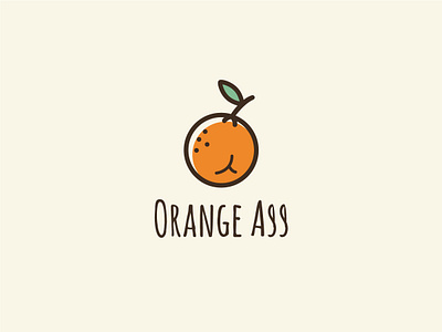 12 ass branding cool good logo orange vector