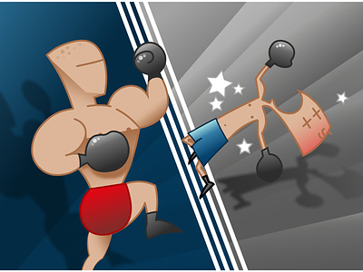 Boxing! boxing competition design illustration illustrator marketing sports