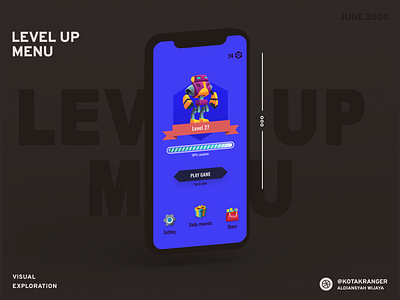 Level Up Game Menu