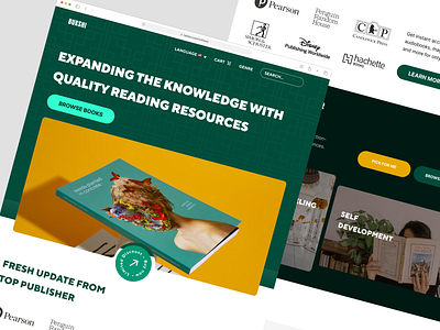 Bukhsi Bookstore - Landing Page