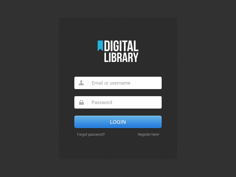 Simple Login Form by Sanja Veljanoska on Dribbble