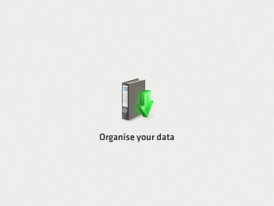 Organise icon illustration