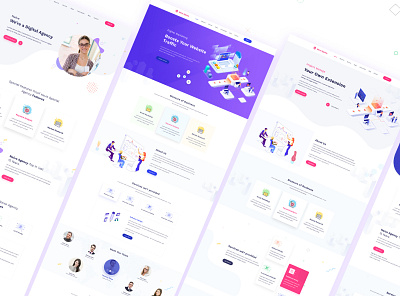 Naive Agency Template Html agency creative creative agency creative template creative theme digital digital agency react react website reactjs