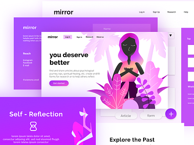 mirror : spiritual-healing website