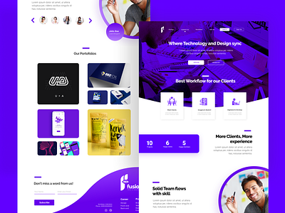 Fusions Landing Page