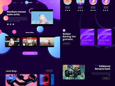 Gomoon UI concept abstract app design graphic design illustration shots trending ui uiux ux web design website