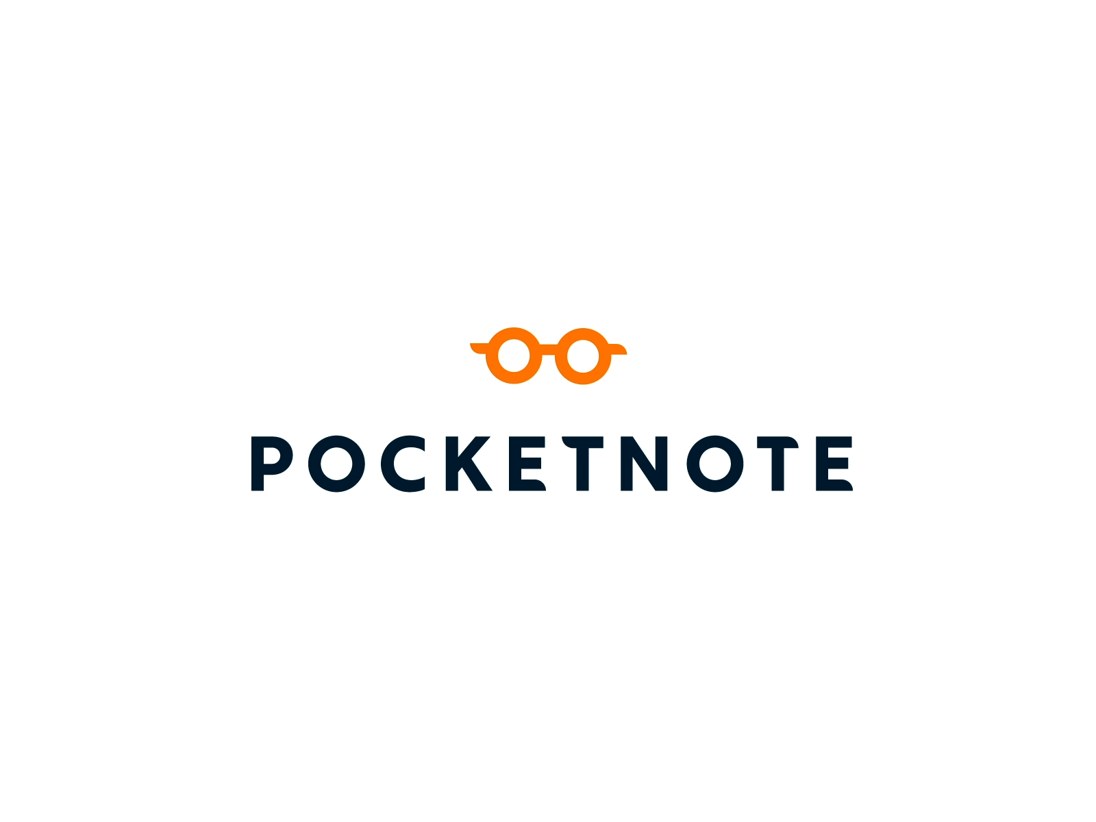 Pocketnote logo animation animation dialog dialog box eyes glasses logo animation logo reveal speach transition typography animation
