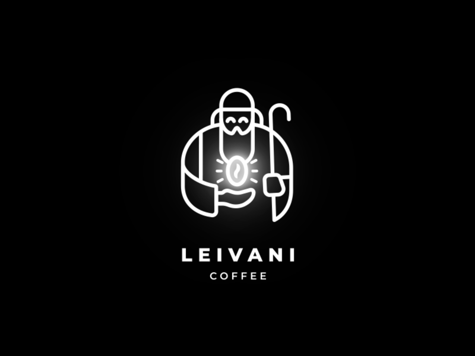 Leivani logo animation after effect animation character character animation coffee coffee bean legend logo animation logo reveal looped shepherd