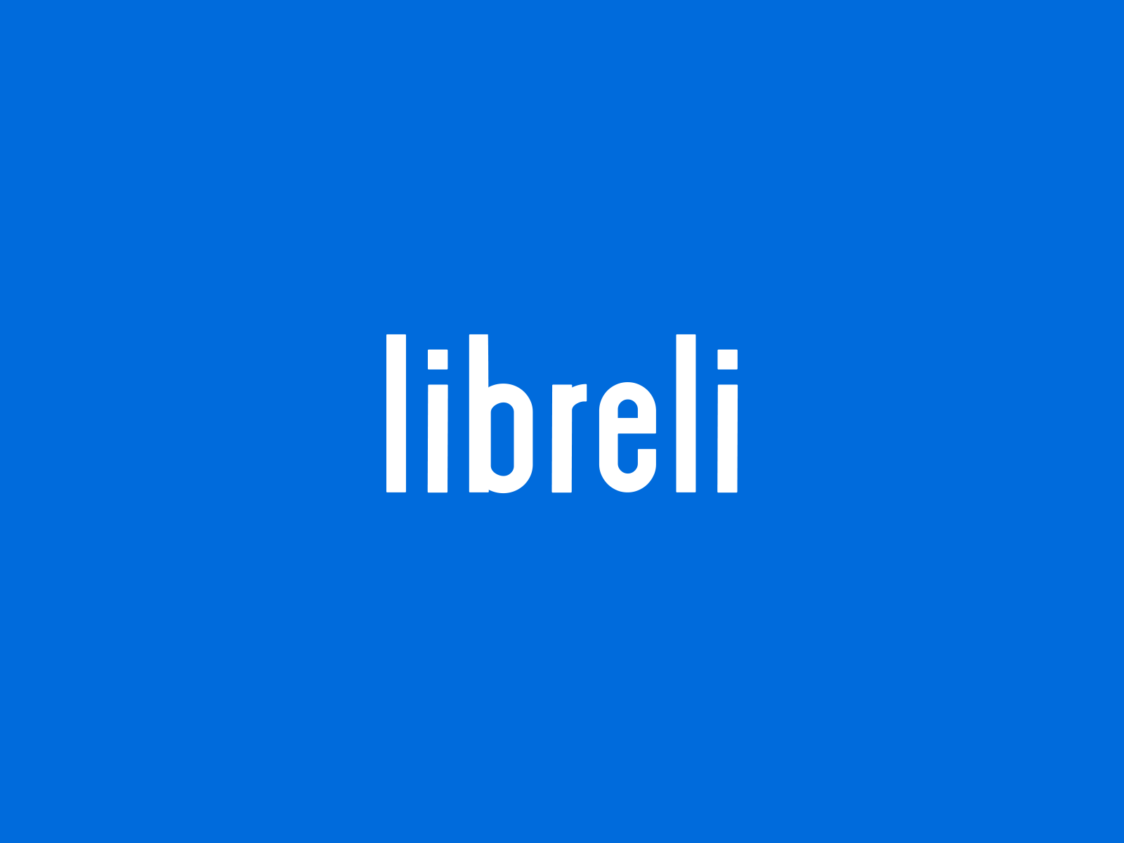 Libreli logo animation after effect animation books bookshelf library logo animation logo reveal looped play plugin read typography animation