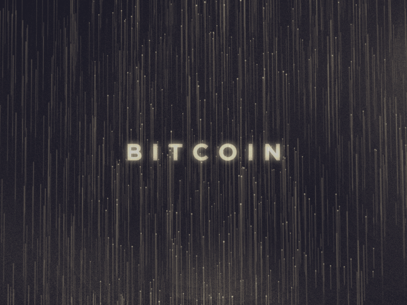 Bitcoin animation bitcoin blockchain crypto future galaxy gif gold particles