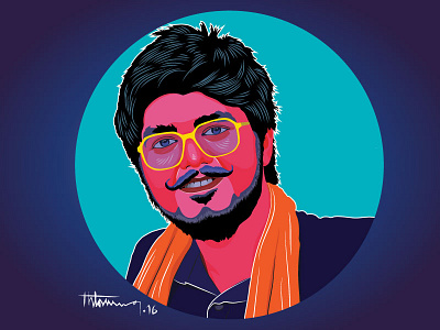 Vector portrait