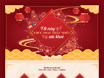 Tết Landing Page design inspiration landing page lunar new year tết ui ux web