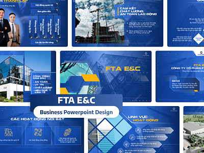 FTA E&C Powerpoint Design design graphic design inspiration powerpoint template