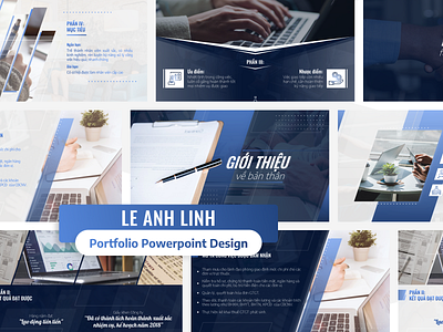 Portfolio LeAnhLinh business creative cv design inspiration portfolio powerpoint ui uiux ux